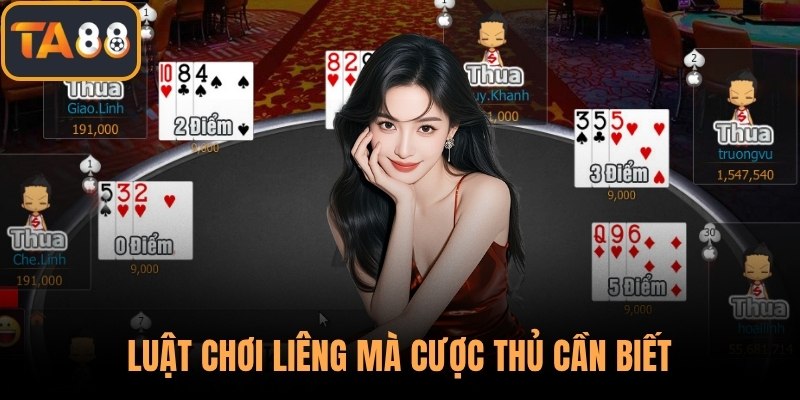Luật chơi liêng mà cược thủ cần biết